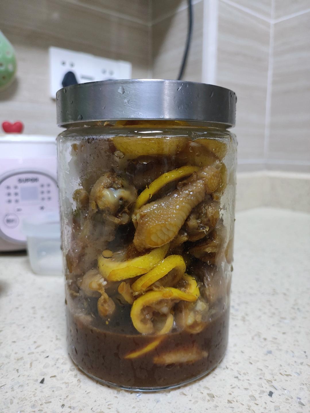 【柠檬酸辣鸡爪】自制超级无敌美味的网红鸡爪