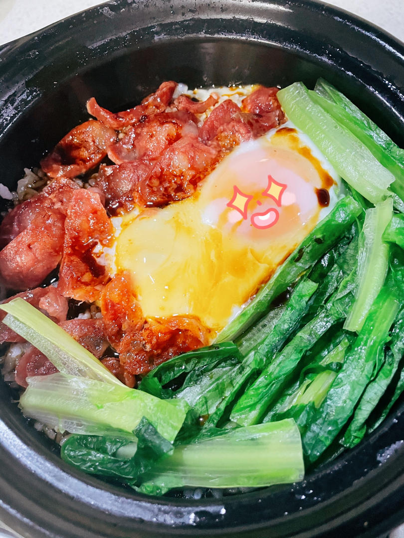 香肠煲仔饭