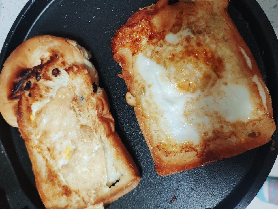 电饼铛版吐司煎蛋