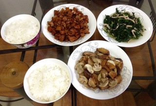 蚝油炒双菇