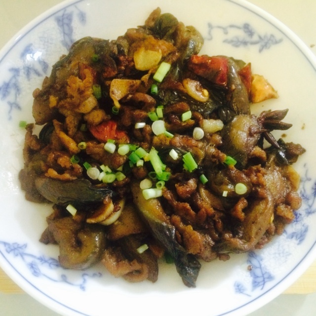 老丁的私房菜-油焖茄子