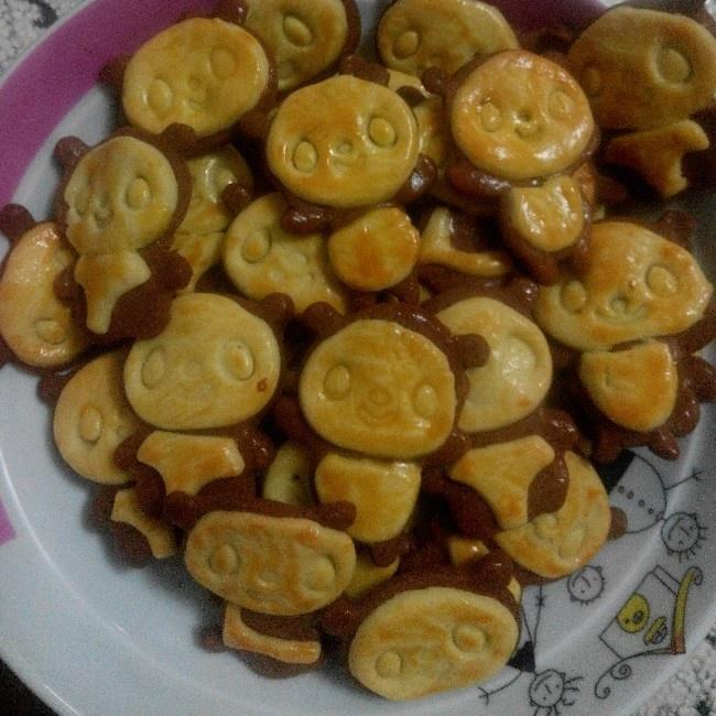 黑白小熊猫饼干