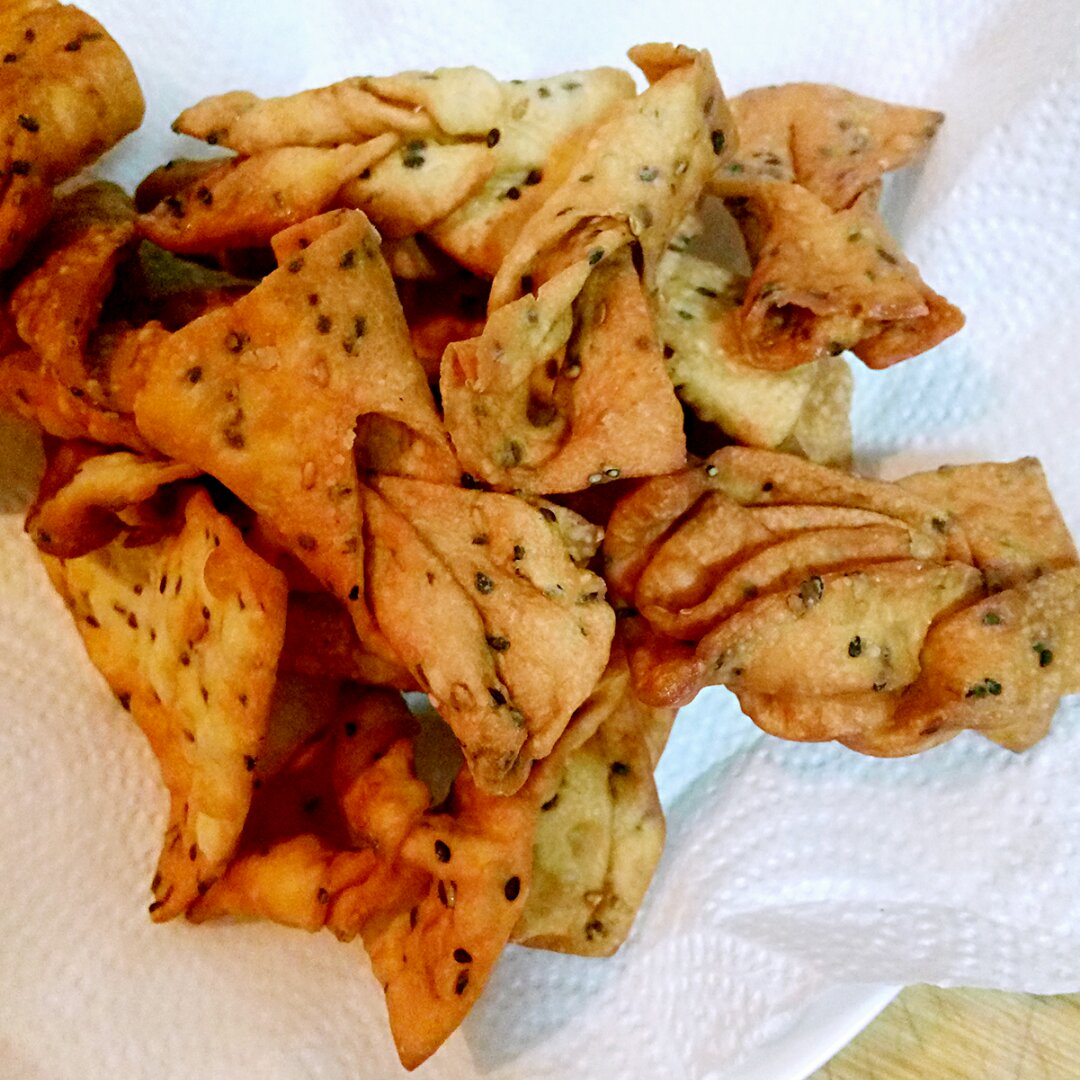 立正儿做的酥炸麻叶