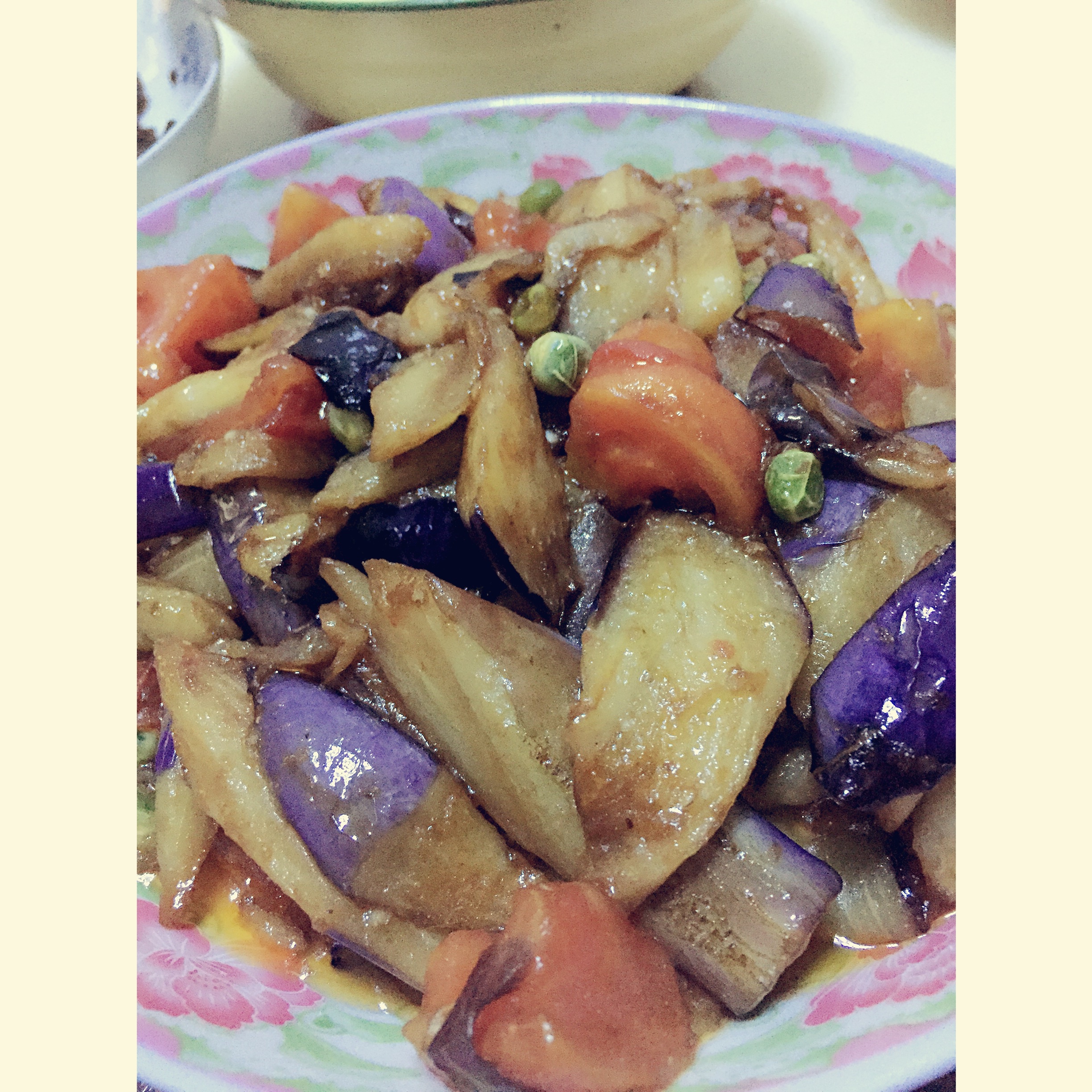 西红柿烧茄子