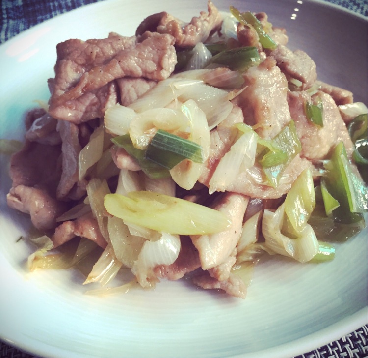 大葱炒肉