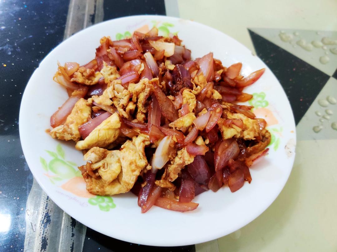 洋葱炒鸡蛋