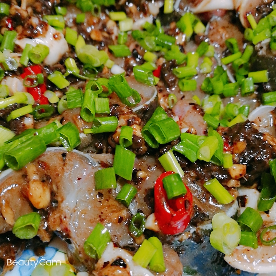 豆豉蒸鳗鱼（当地特色）的做法