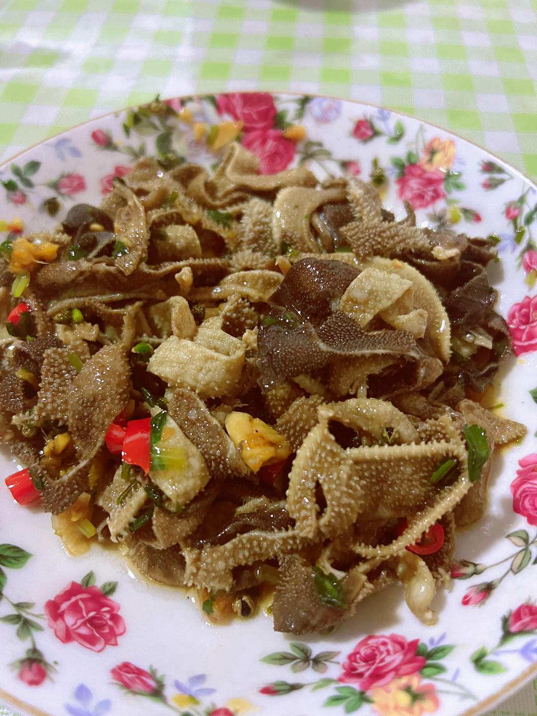 凉拌牛百叶 炝毛肚