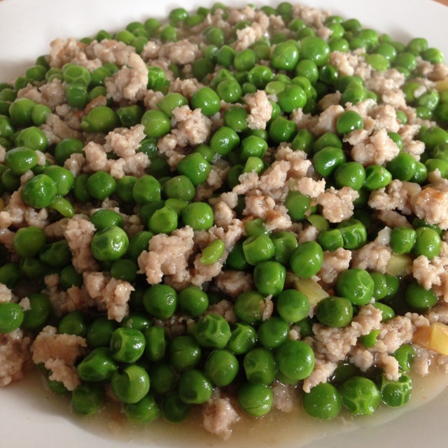 肉末豌豆