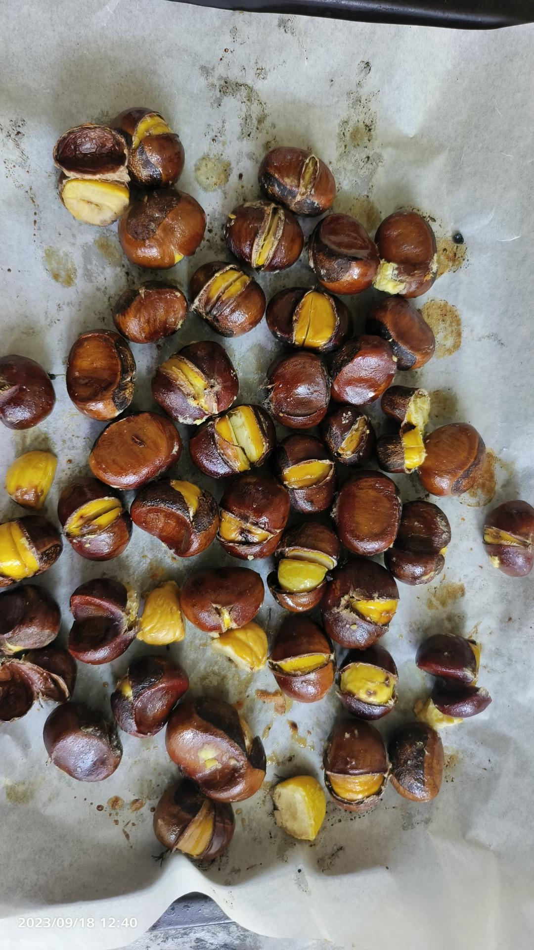 ‼️香甜软糯‼️轻松好剥㊙️烤箱版糖炒栗子