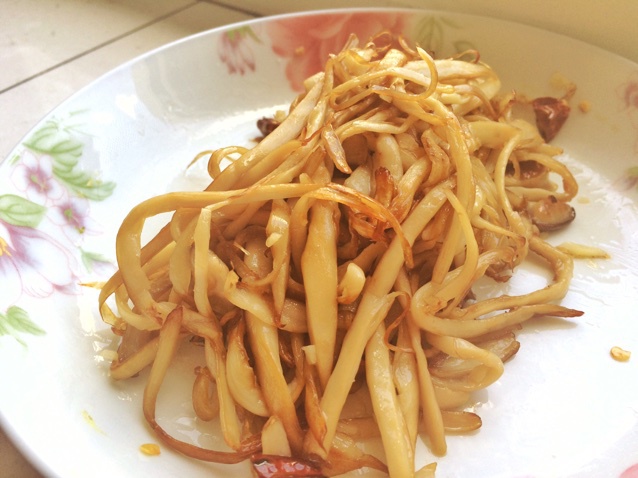 干煸手撕杏鲍菇