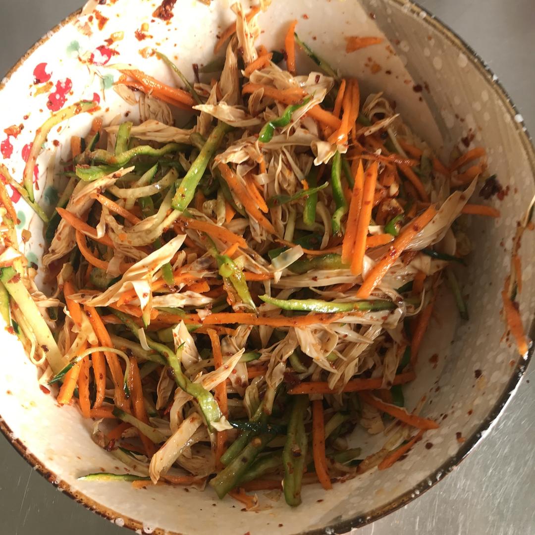 凉拌腐竹