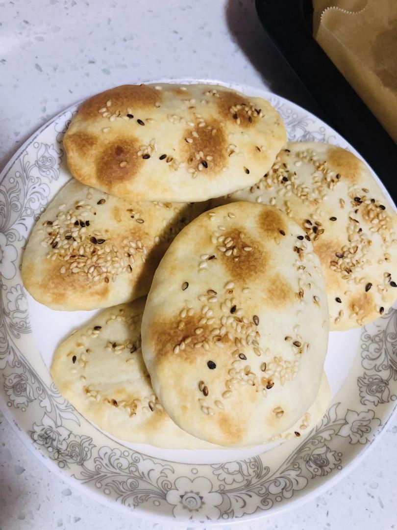 空心芝麻烧饼