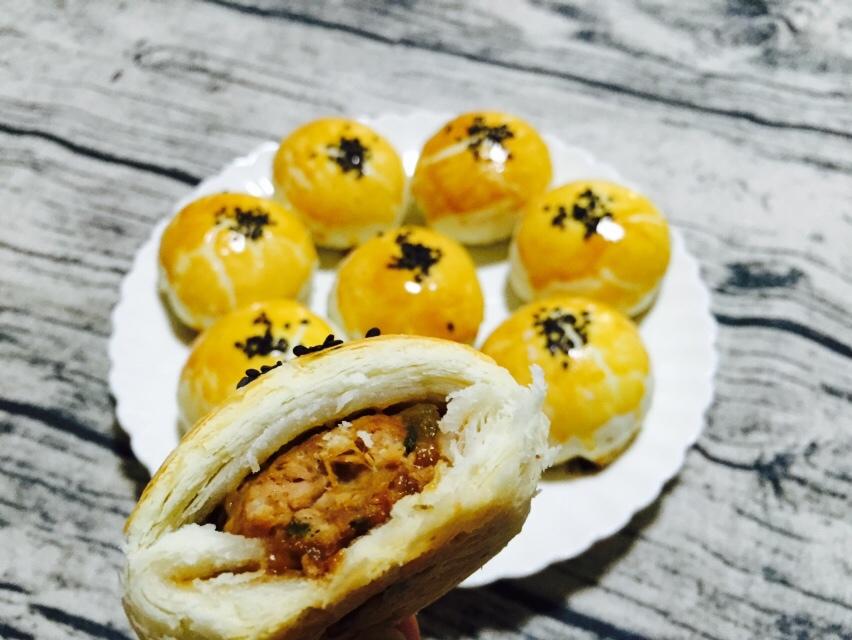 泳式鲜肉榨菜月饼