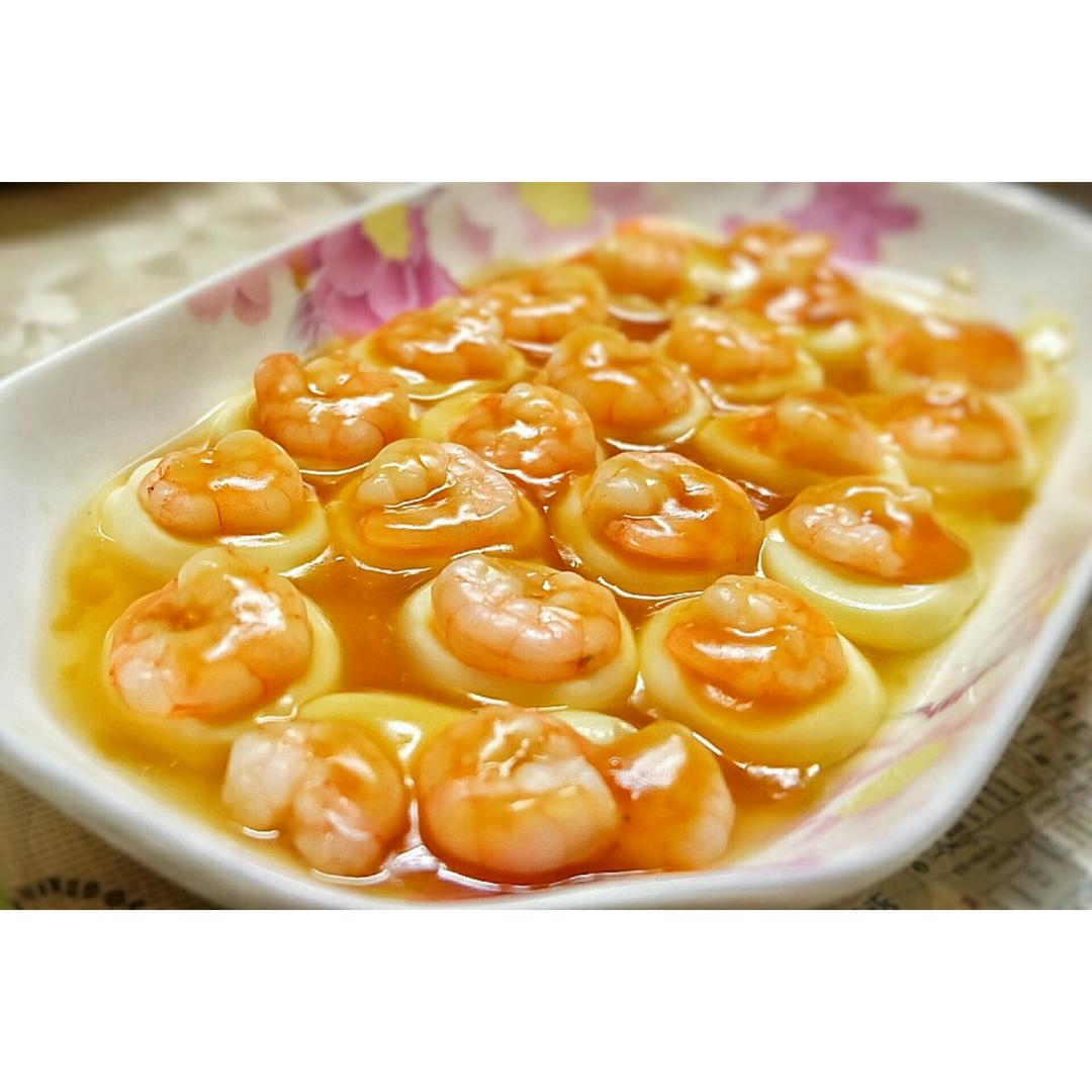 呅镜做的玉子虾仁