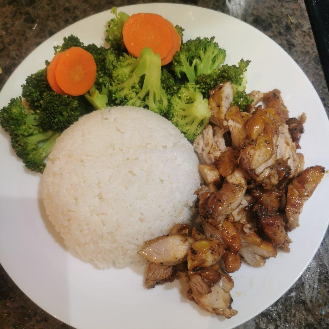 照烧鸡腿饭