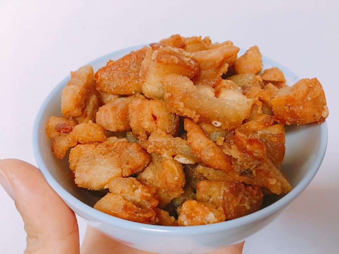 无涉11做的炸猪油&猪油渣