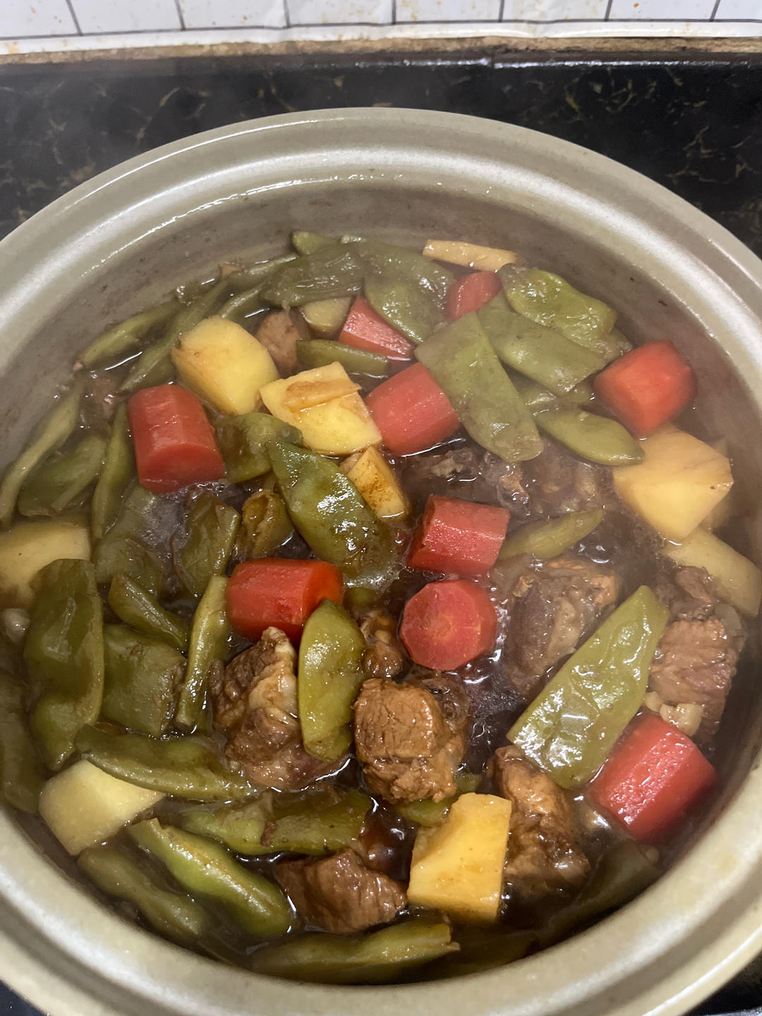 牛肉土豆炖豆角