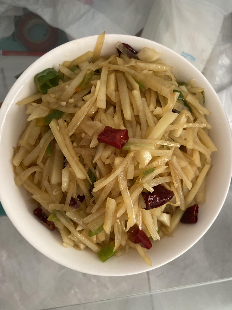 超级无敌下饭菜～酸辣土豆丝