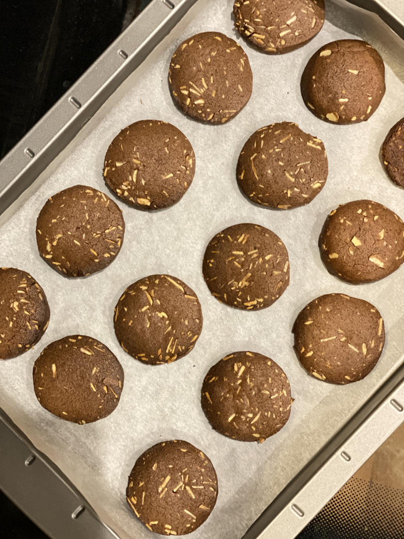 可可杏仁饼干（超详细）