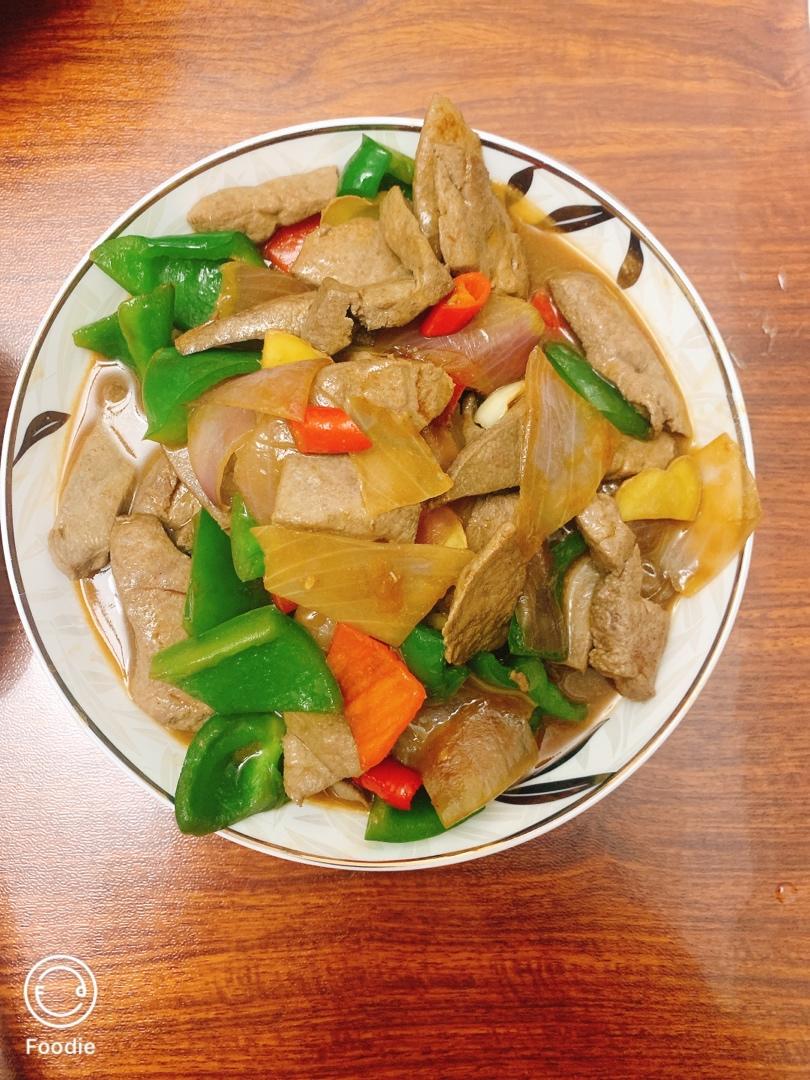 嫩炒猪肝