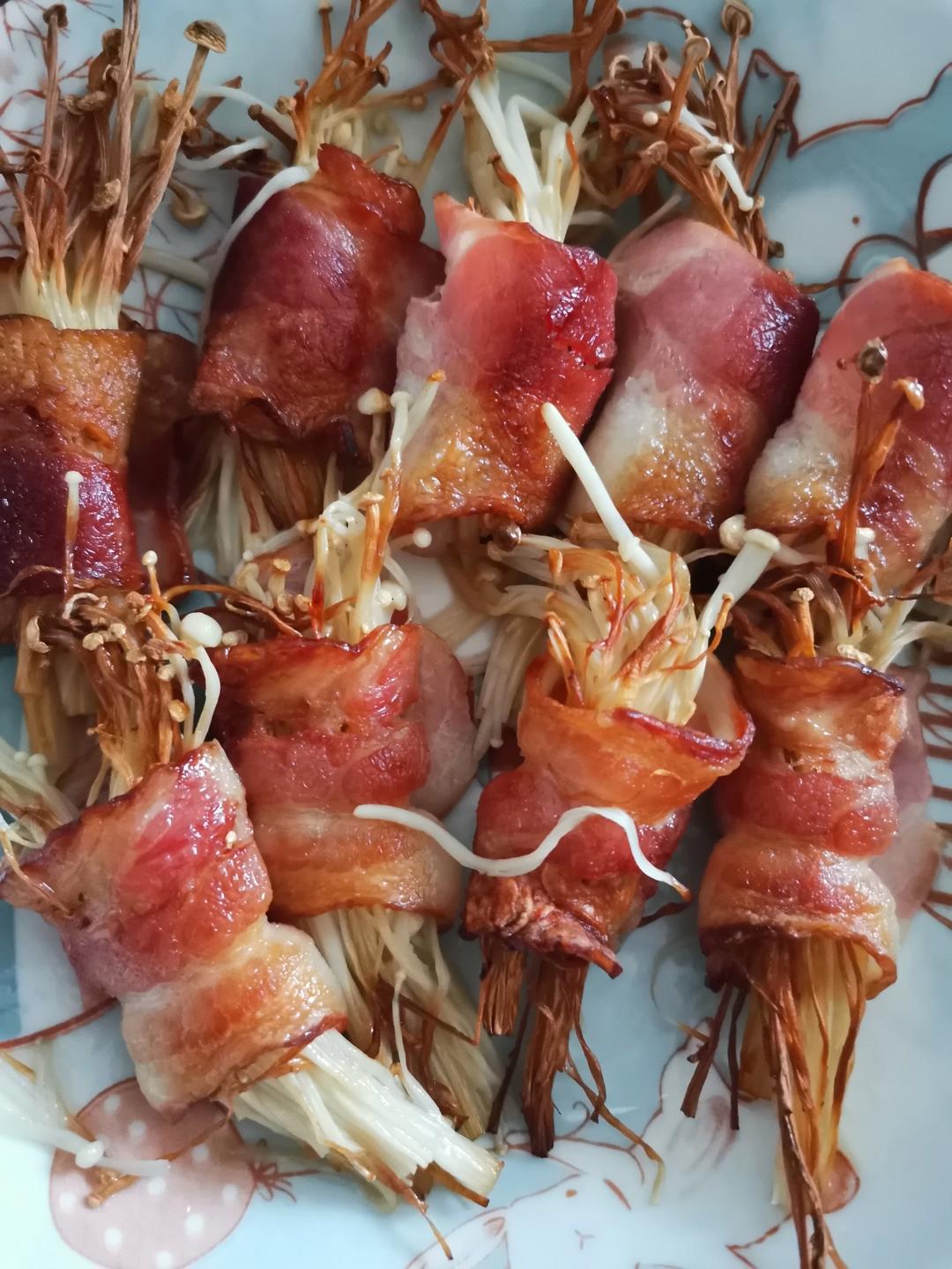 培根金针菇卷（空气炸锅版）