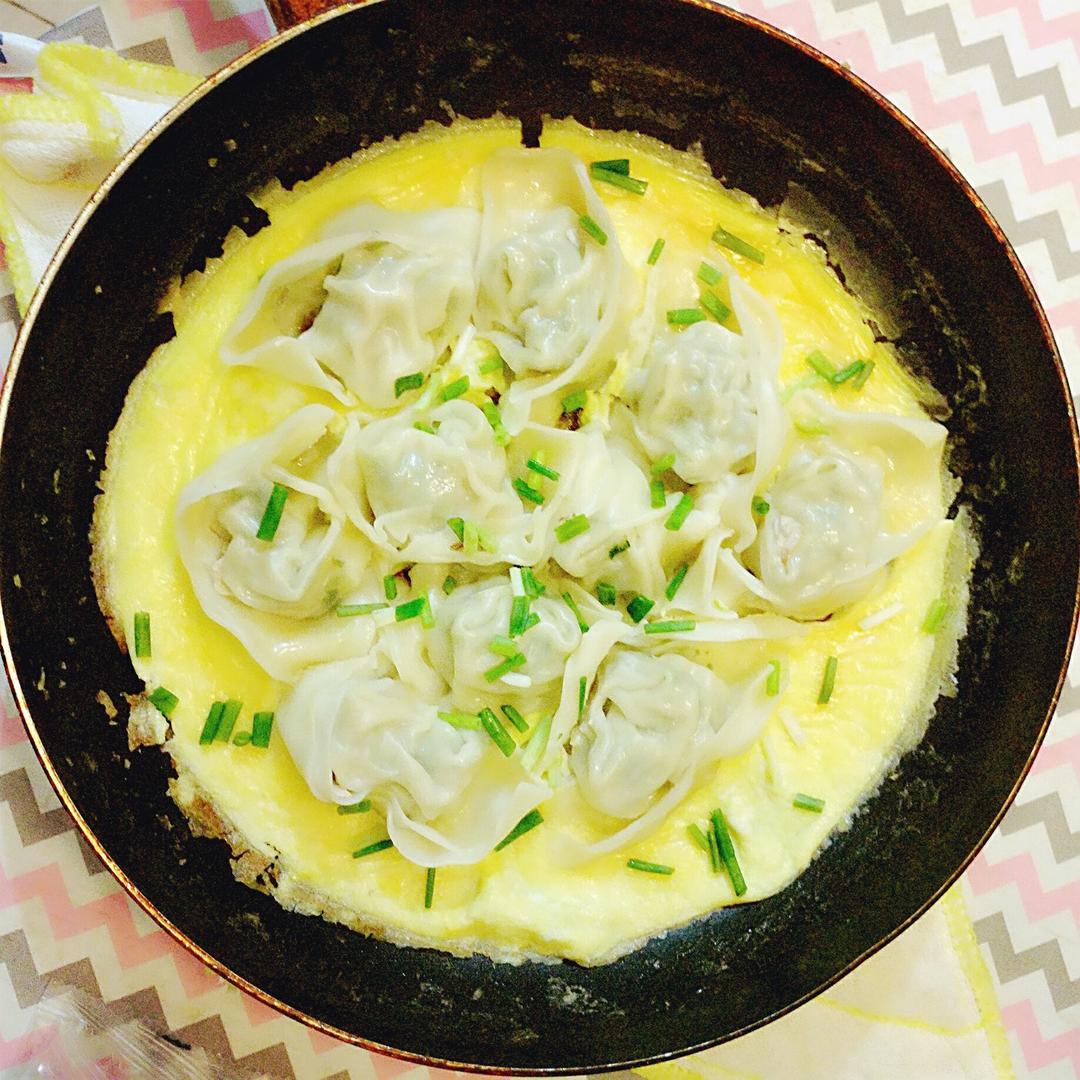 抱蛋煎馄饨