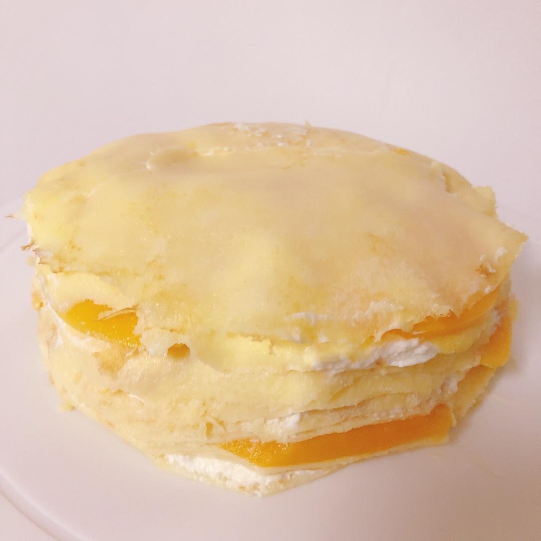 芒果千层蛋糕，100%成功告别煎皮无能