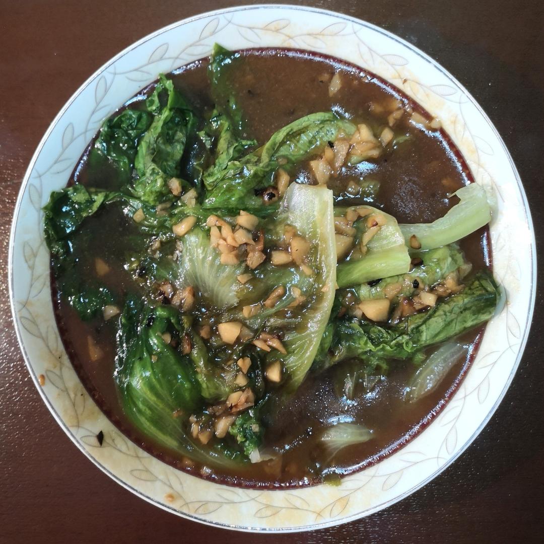 蚝油蒜蓉生菜