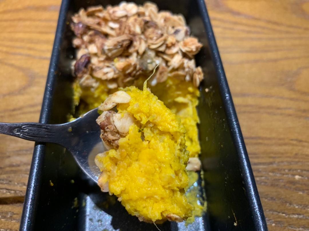 粉糯红薯泥配燕麦酥丨健康·三餐