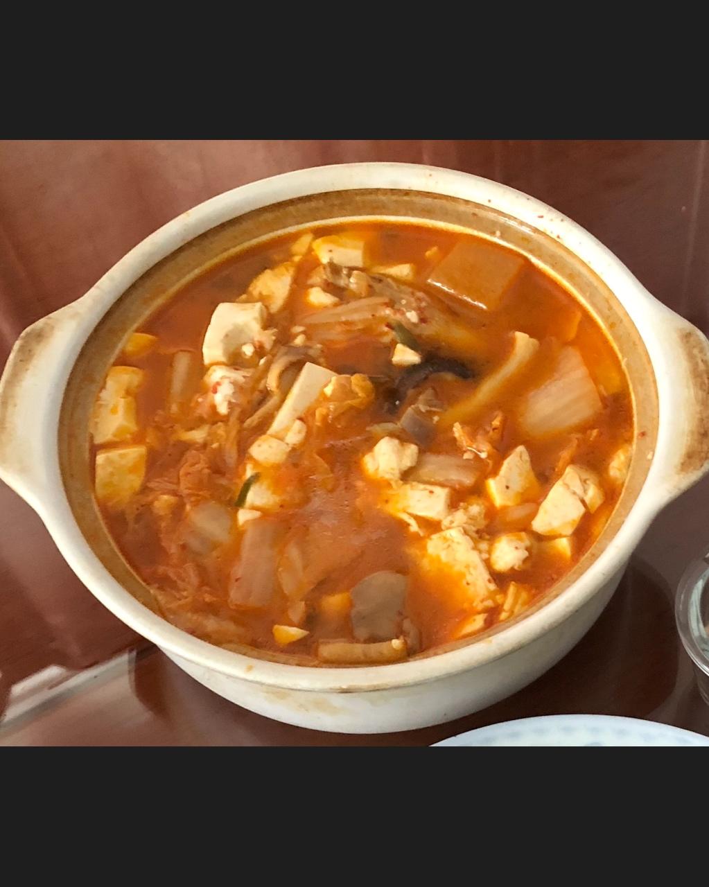辣白菜豆腐汤