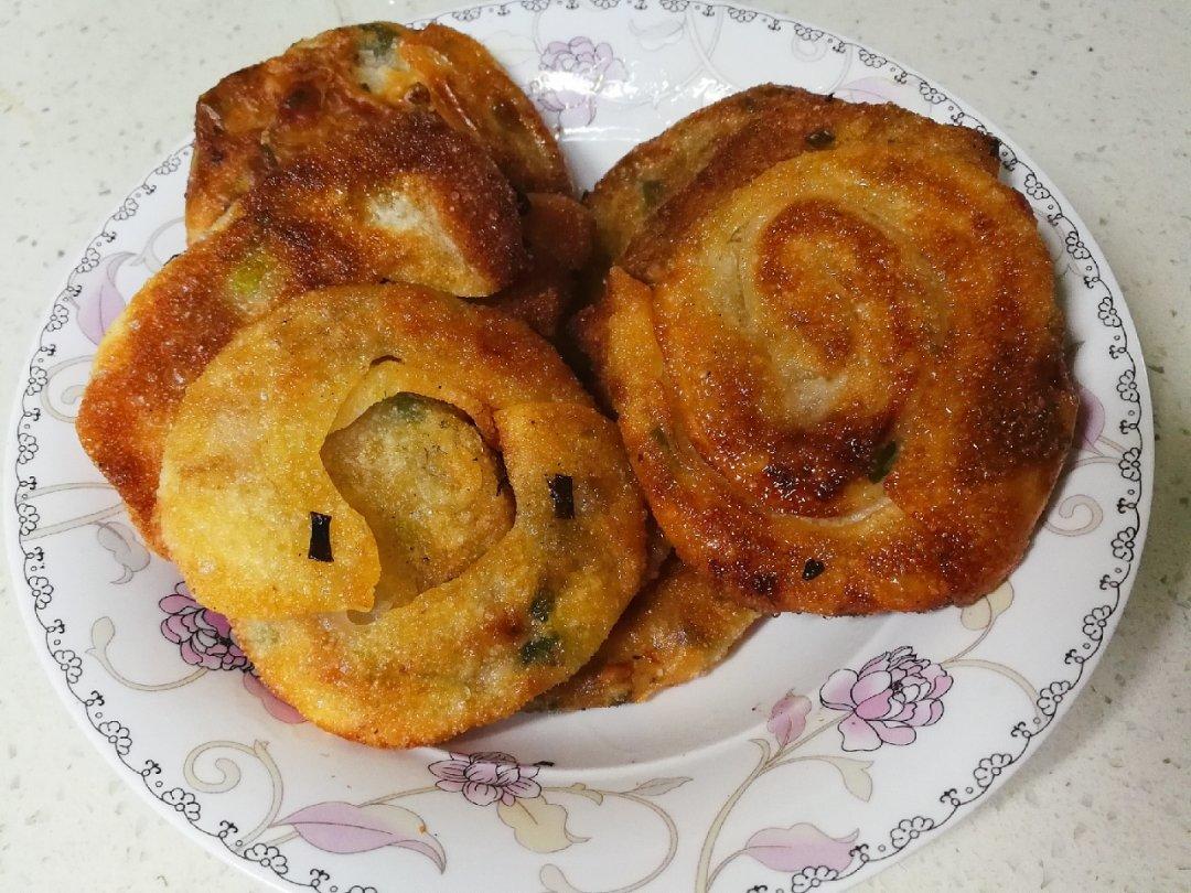 饺子皮葱油饼