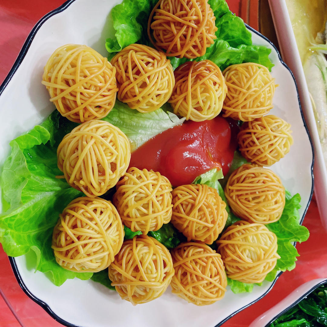 金丝蛋球--宴客菜