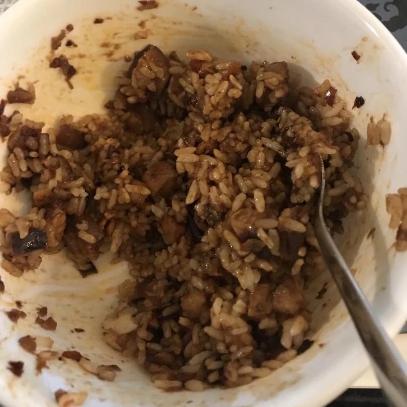 特别好吃的茄子炒饭