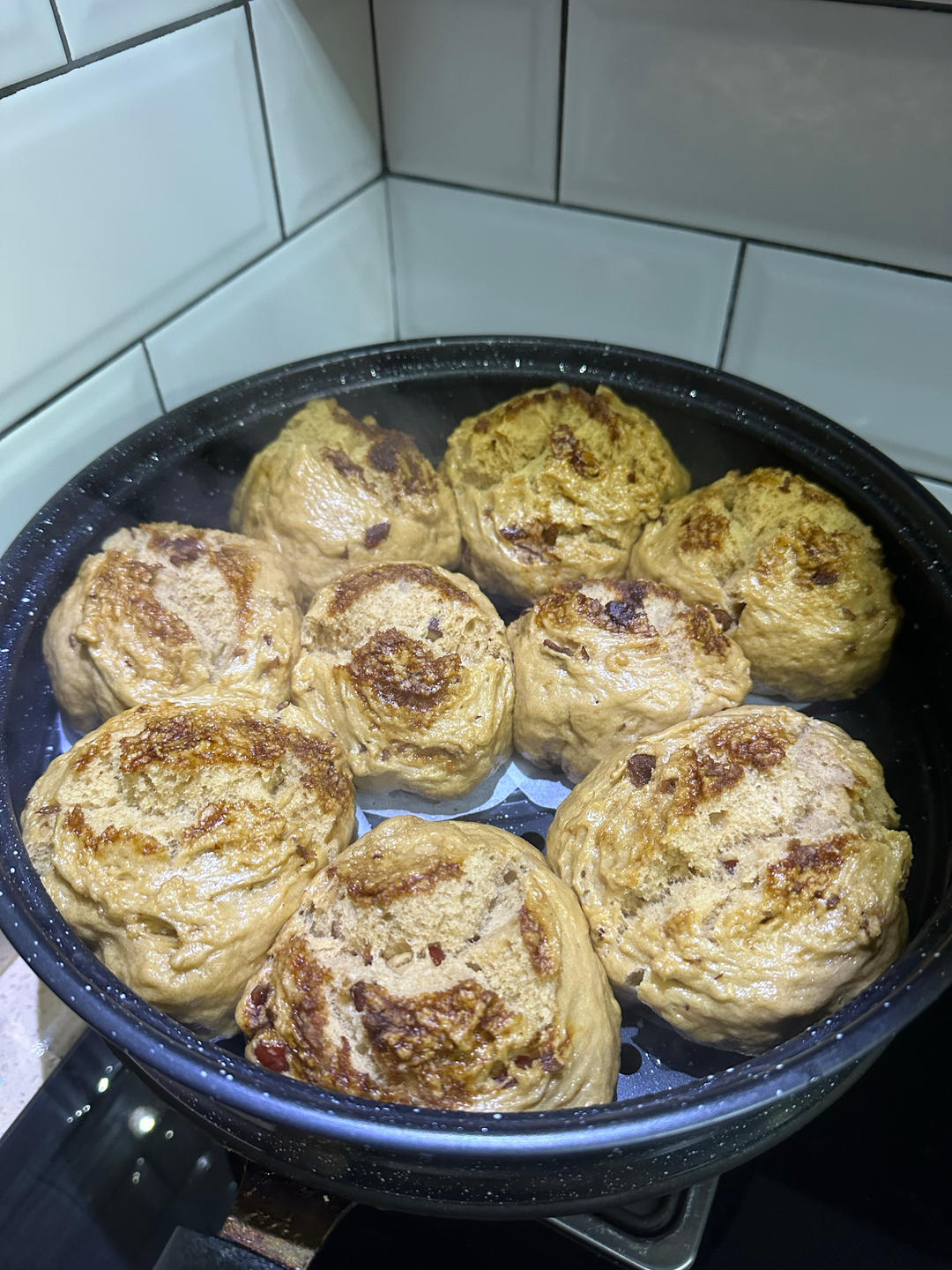 红糖自然开花馒头❗️按步骤来必定成功(ง•̀_•́)ง想偷懒不行哦