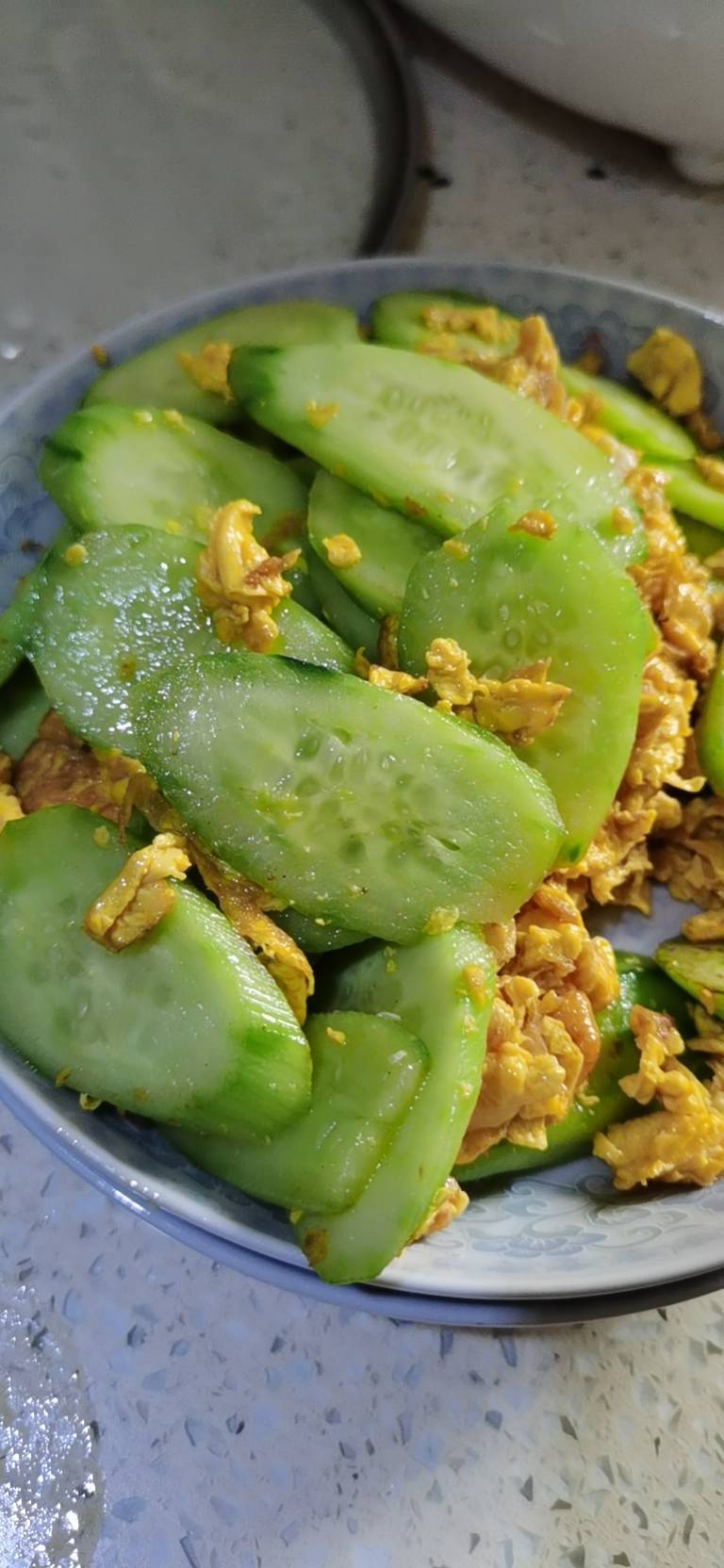 黄瓜炒鸡蛋 （青瓜炒鸡蛋）