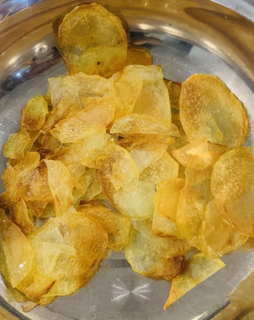 脆到没朋友的烤薯片