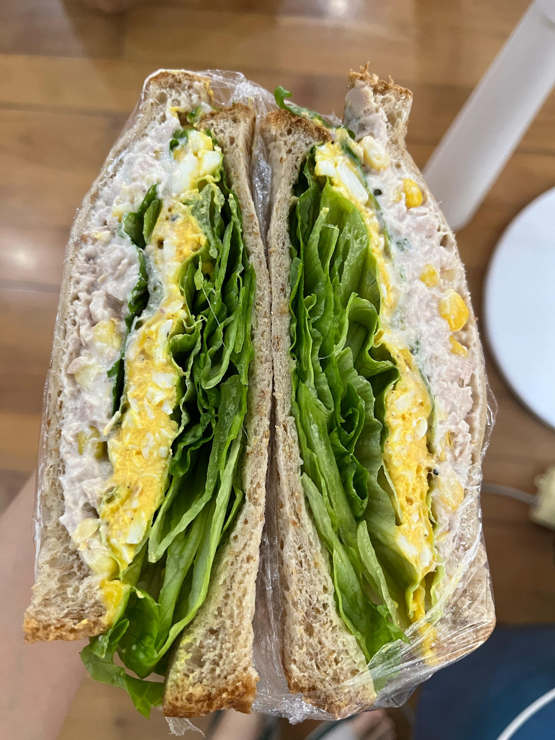 鸡蛋金枪鱼三明治【健身可吃】