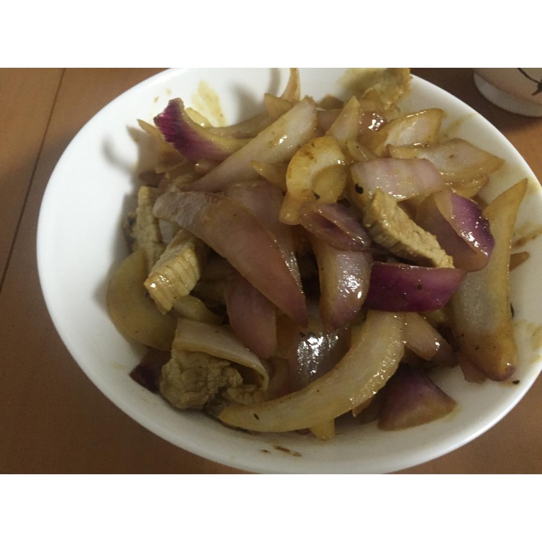 洋葱炒牛肉