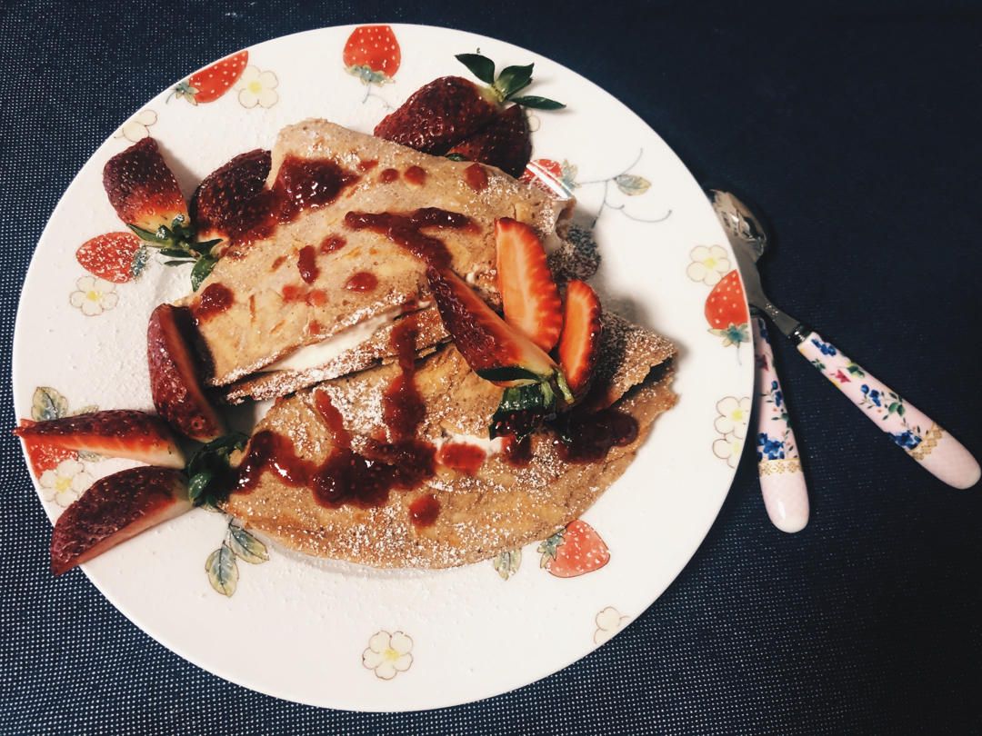 【荞麦粉】快手荞麦苹果可丽饼