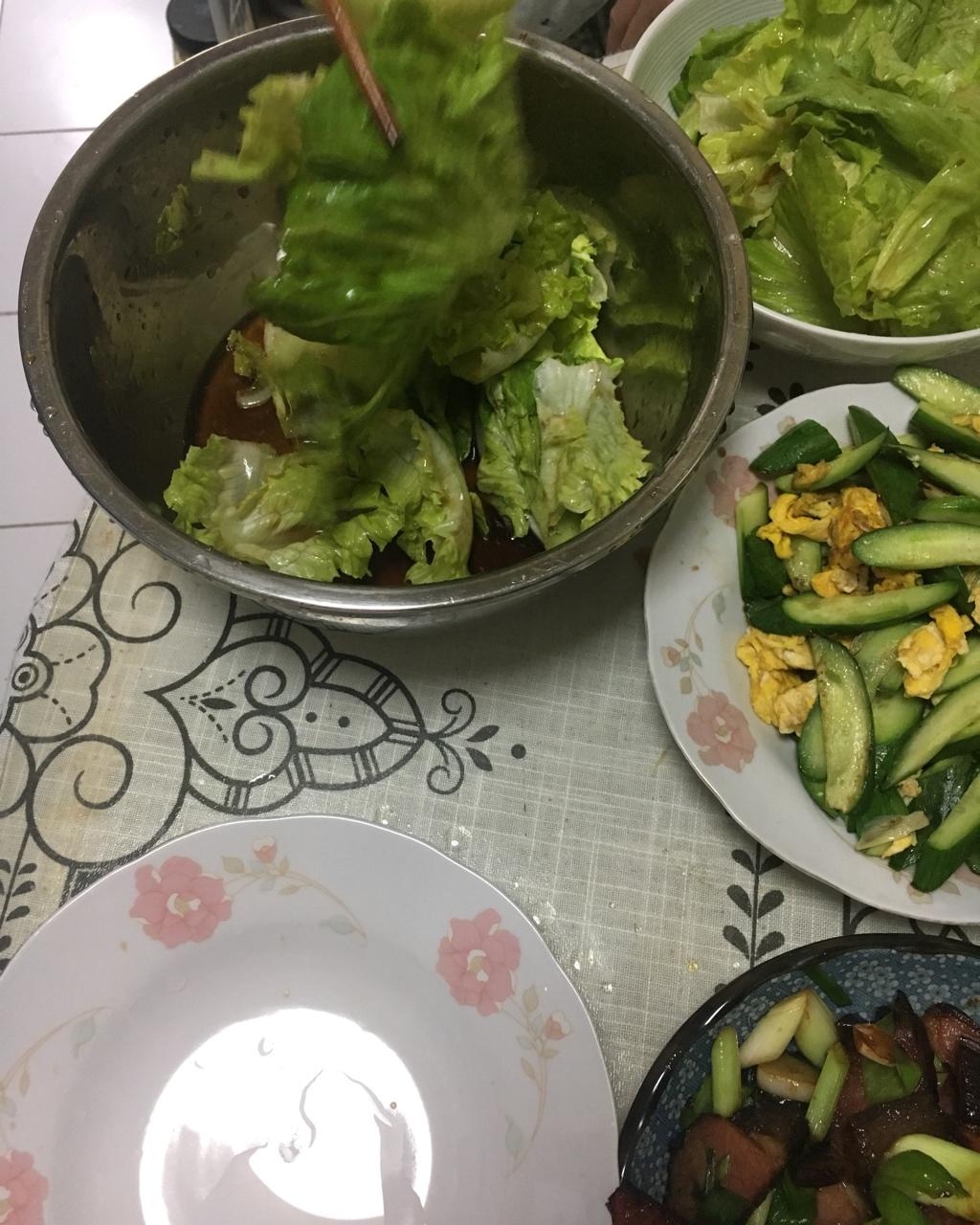 五彩有机大拌菜