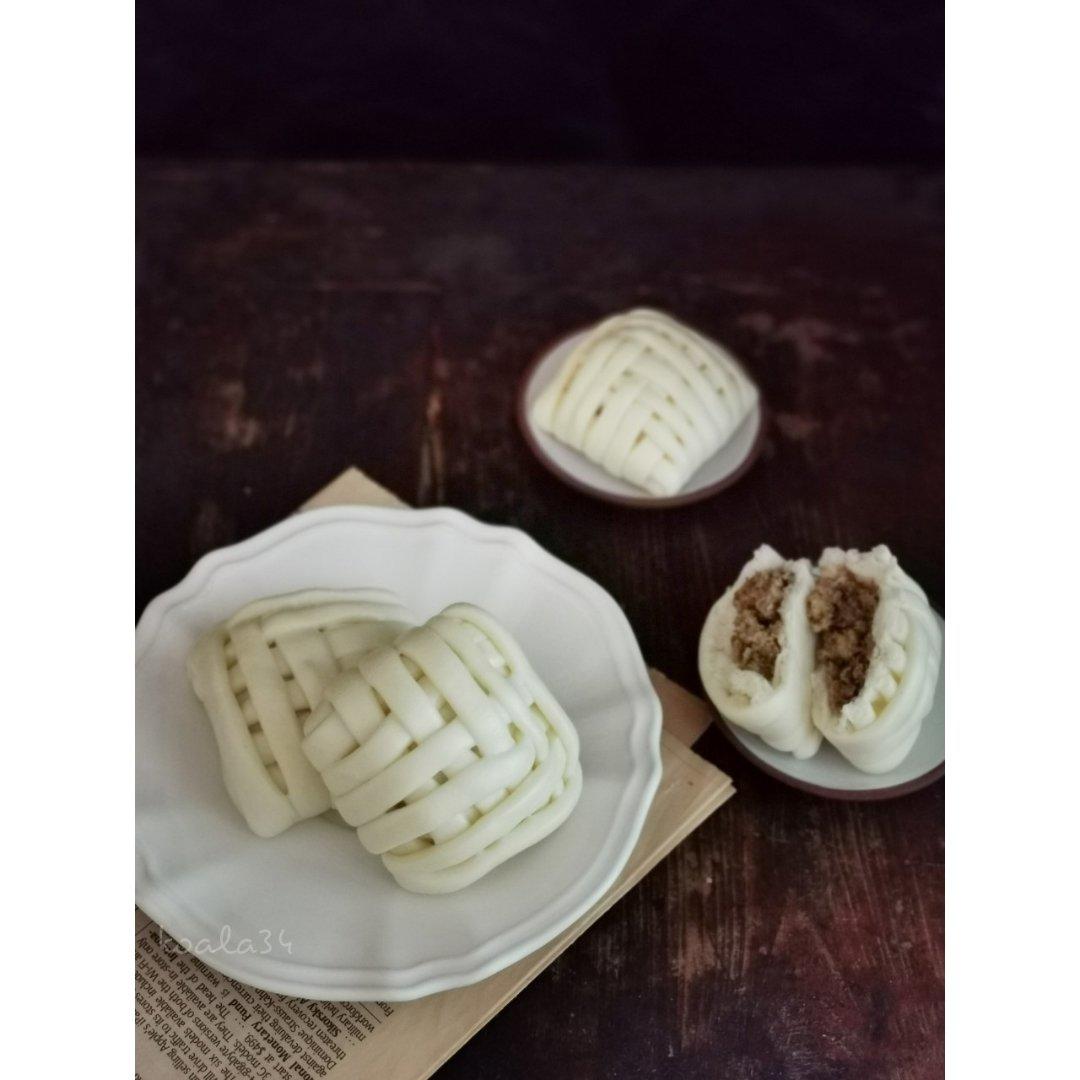 抹茶红豆包