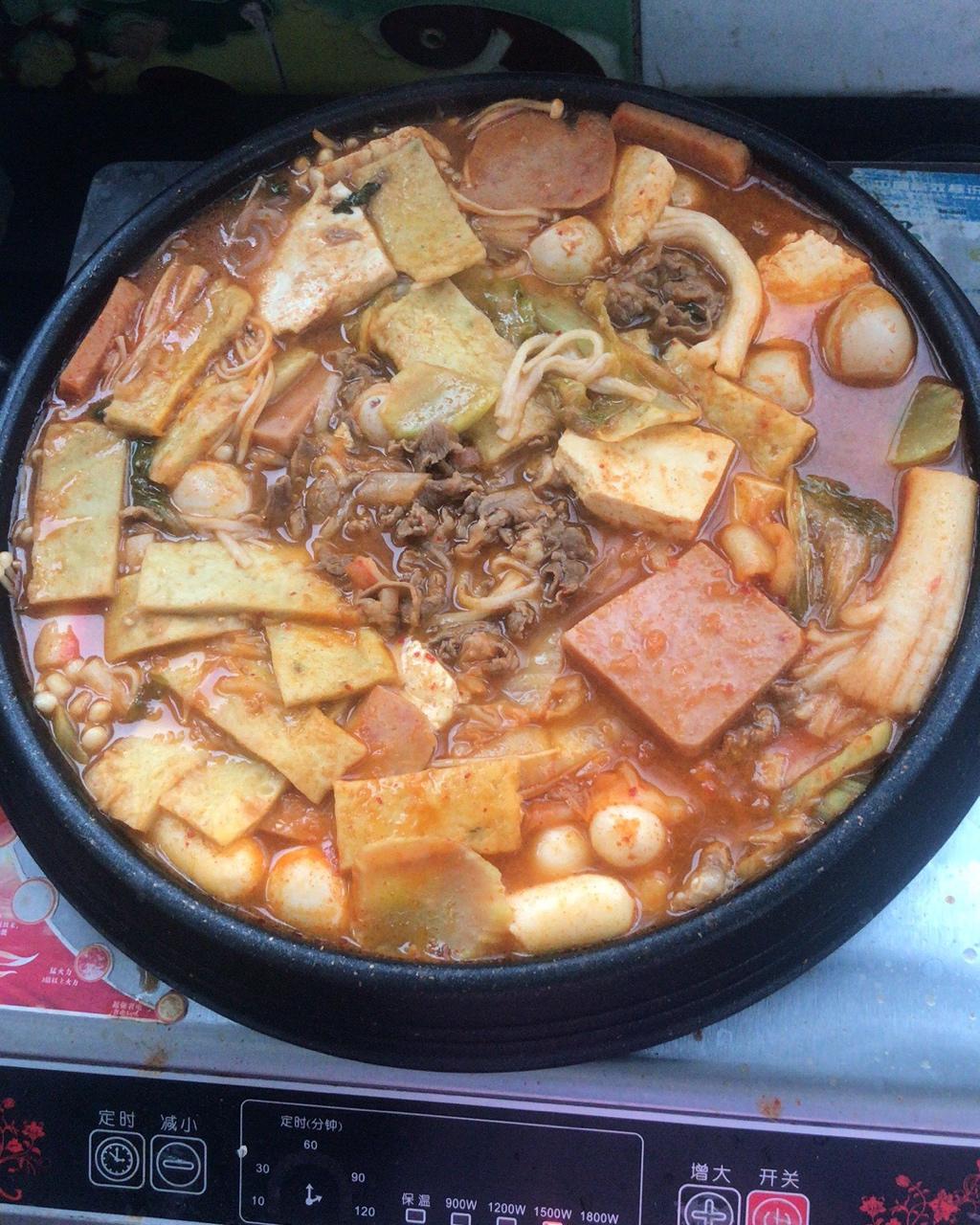 12345678做的韩国部队锅拉面锅超好吃