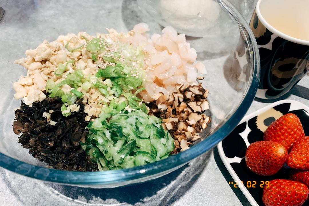 清新黄瓜虾仁水饺