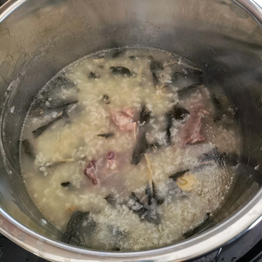 咸骨菜干粥