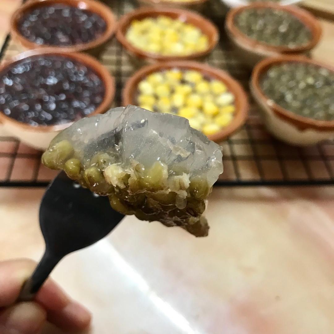 蜜豆钵仔糕