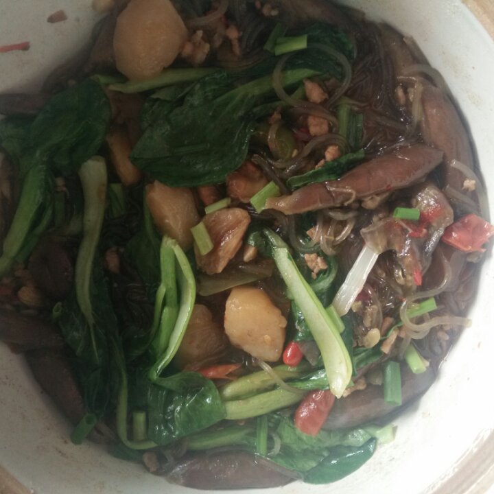 肉末茄子粉丝煲