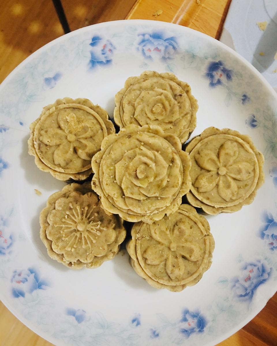 蔓越莓绿豆糕