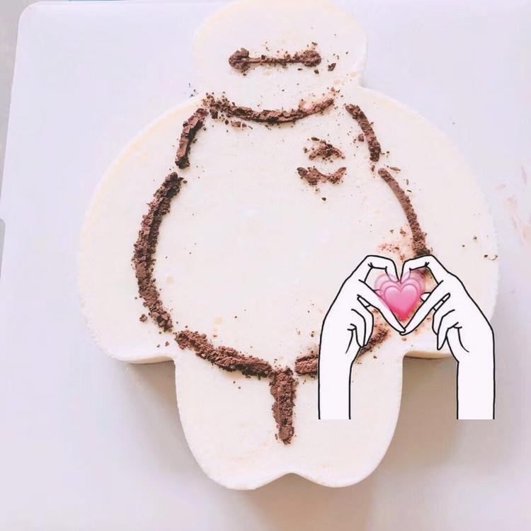 大白酸奶芝士慕斯~Baymax同学永不过气！