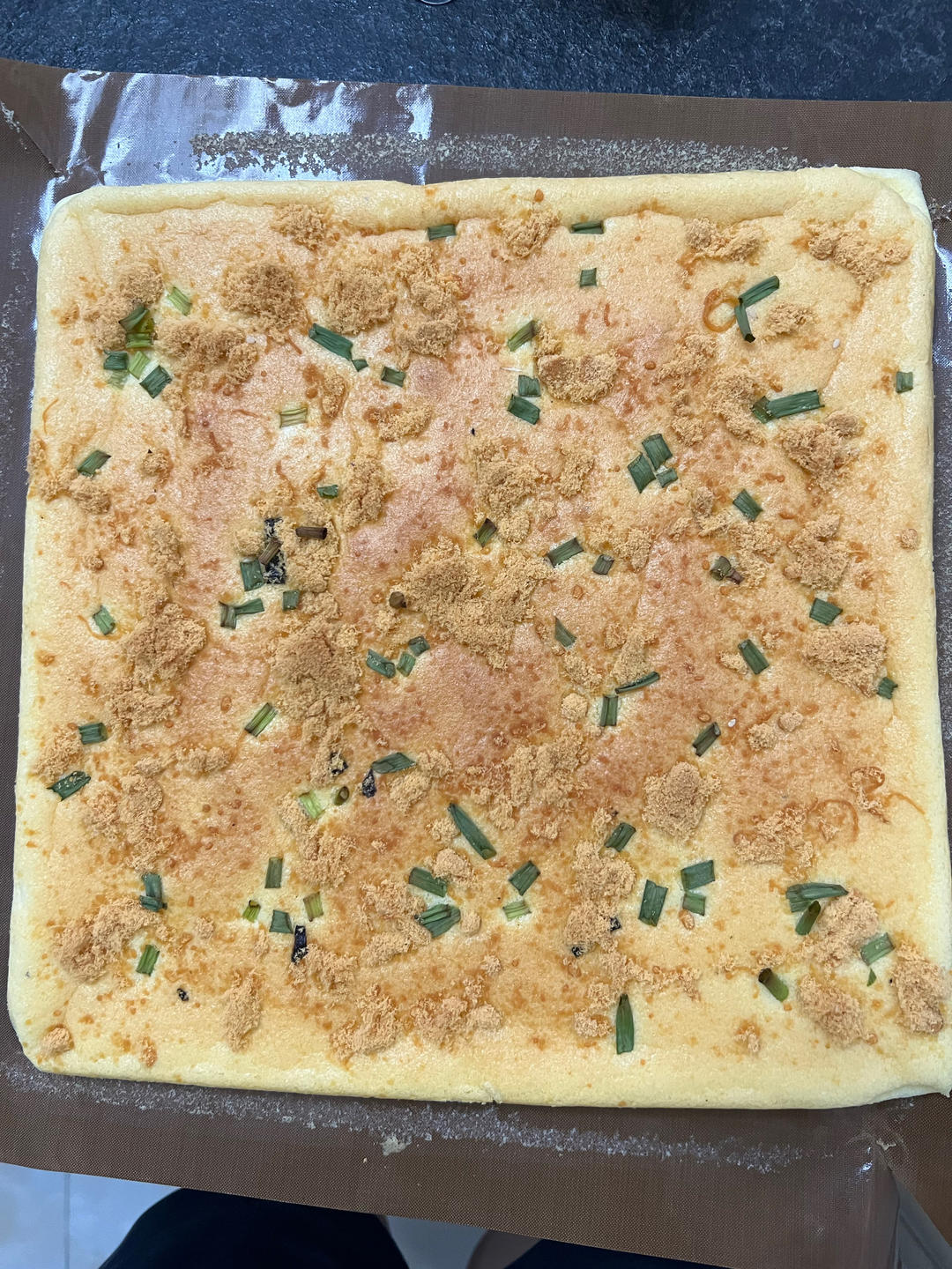 香葱肉松蛋糕卷-绵软细腻/可盐可甜